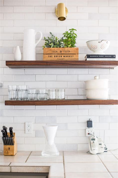 Rustic White Brick Kitchen Backsplash | Fireclay Tile