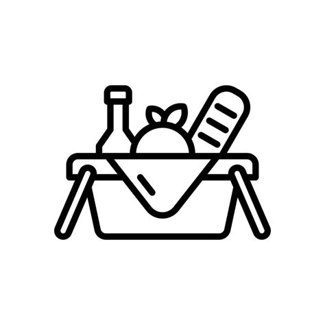 Picnic Basket Icon For Your Website Design Logo App Ui