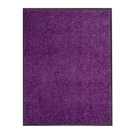 KARAT Tapis de Porte Paillasson d entrée Use Wash Violet 200 x 450 cm