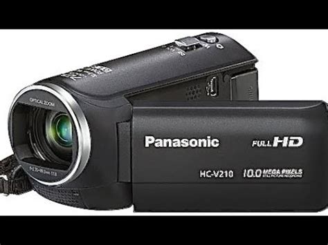 Panasonic HC V210 test video - YouTube