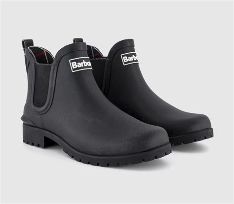 Barbour Barbour Wilton Wellies Black Womens Ankle Boots