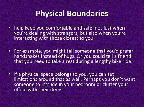 How To Set And Maintain Healthy Boundaries Ppt