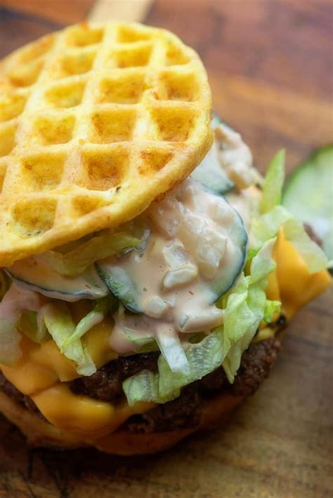 Big Mac Chaffle That Low Carb Life