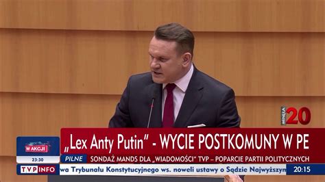 Tarczyński w europarlamencie Nie macie prawa pouczać Polski