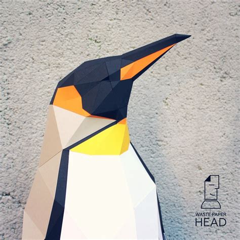 Papercraft Penguin Printable Diy Template In 2021 Diy Printables