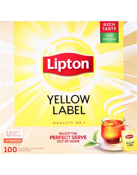 Lipton Yellow Label Tea 100pcs Alaerts Shop