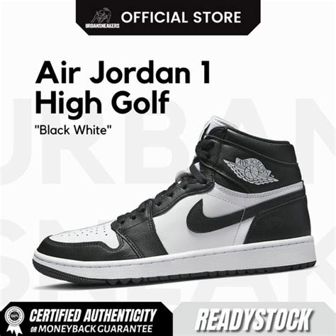 Jual Nike Air Jordan 1 High Golf Panda Black White Dq0660 101