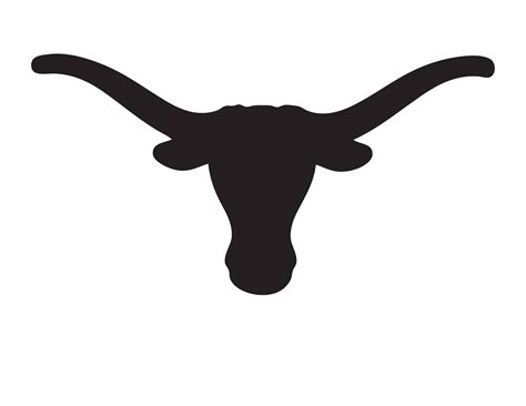 Longhorn Stencil Stencils Fonts Printables Texas Long