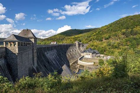 The Edersee Near Waldeck Third Largest Reservoir In Germany