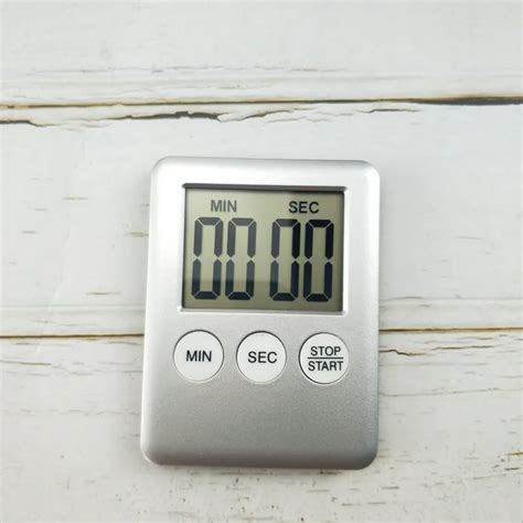 LCD Digitaler Küchentimer mit Magnet mechanischer Countdown Timer für