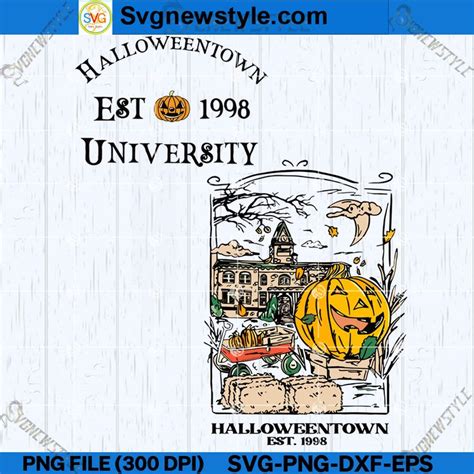 Halloweentown Est 1998 SVG PNG Vintage Halloweentown SVG Instant