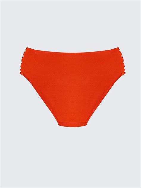 TURUNCU Kadın Düz Bikini Alt S AF Z SV LCW