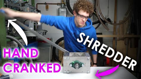 Building A Hand Cranked Shredder For Recycling Plastics YouTube