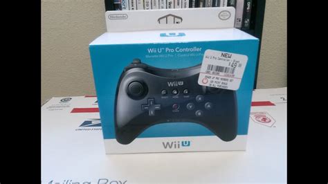 Wii U Pro Controller Unboxing YouTube