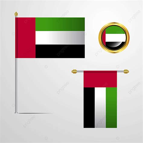 Uae Waving Flag Png Vector Psd And Clipart With Transparent