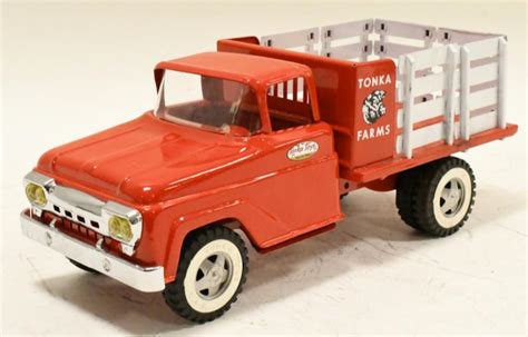 Lot Restored1960 Tonka Farms Stake Truck