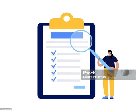 Review Document Concept Stock Illustration Download Image Now
