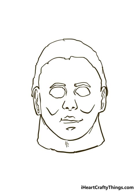 How To Draw Michael Myers Step By Step!