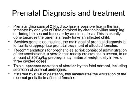 Congenital Adrenal Hyperplasia Ppt