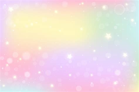 Premium Vector Rainbow Fantasy Background Holographic Illustration In