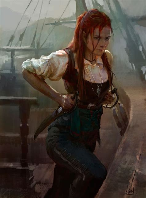 Jonsnowboard Anne Bonny By Song Nan Li Retratos Dos Personagens
