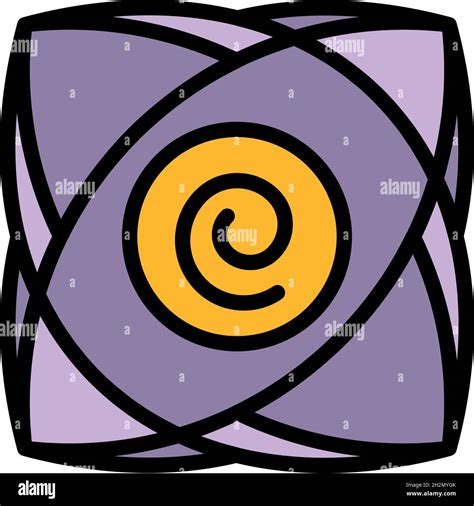 Spiral Hypnosis Icon Outline Spiral Hypnosis Vector Icon Color Flat Isolated Stock Vector Image