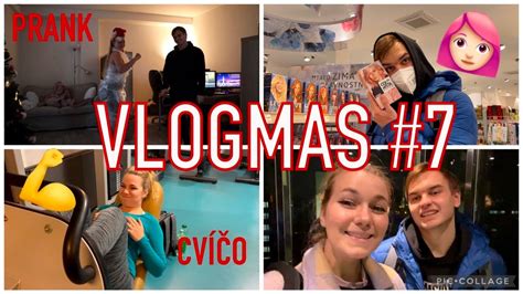 VLOGMAS 7 PRANK na Kubu Cvičení ve Fitku Návštěva Babičky Kuba a