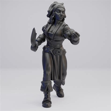 Hot Goblin 海賊団Alt ミニチュア ホットゴブリン カットラス装備の女海賊