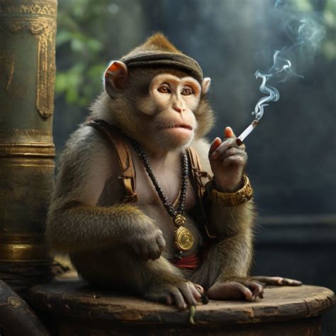 NFT Monkey Smoking. Exploring Controversy and Creativity… | by 1inch ...