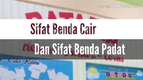 Percobaan Sifat Sifat Benda Padat Dan Benda Cair Bataria Youtube