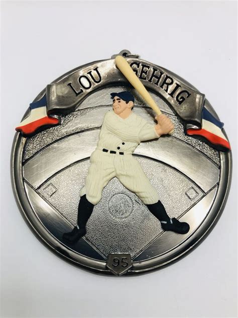 Hallmark Keepsake Lou Gehrig Baseball Heroes Series Christmas