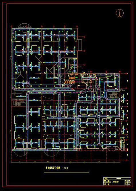 某综合商场通风及空调设计全套cad施工方案图含设计说明）商业建筑土木在线