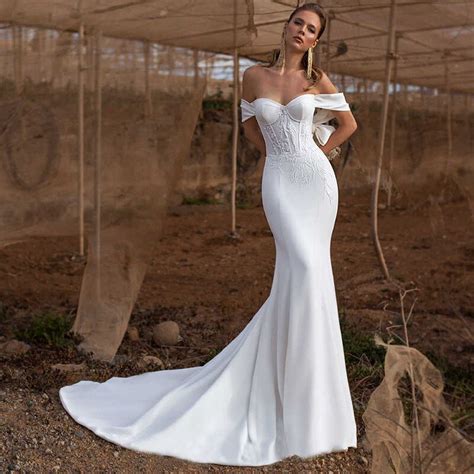 Satin Mermaid Wedding Dresses Top Review Satin Mermaid Wedding Dresses