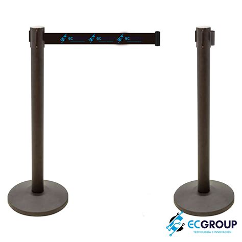 Pack de 10 Separador de Filas Corporativo Negro y Cinta Sublimada