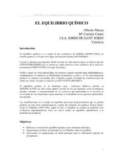 EL EQUILIBRIO QU MICO Cac El Equilibrio Qu Mico Cac Pdf PDF4PRO