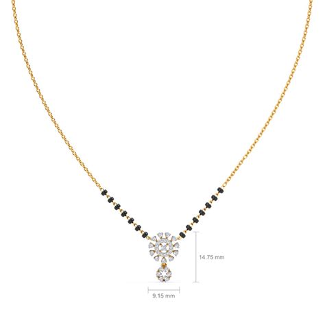 Buy Manorama Diamond Mangalsutra Online Caratlane