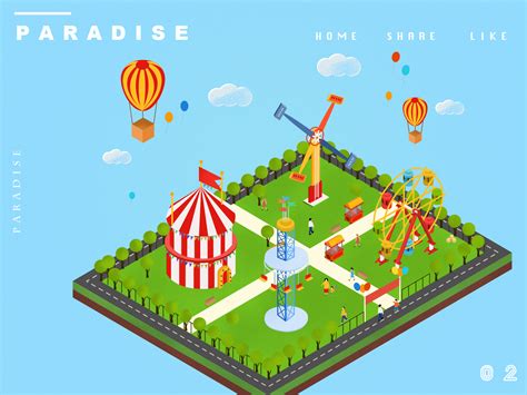 Paradise By Chenhao On Dribbble