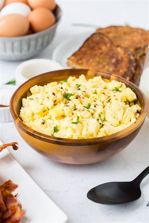 How To Make Perfect Scrambled Eggs Oh Sweet Basil