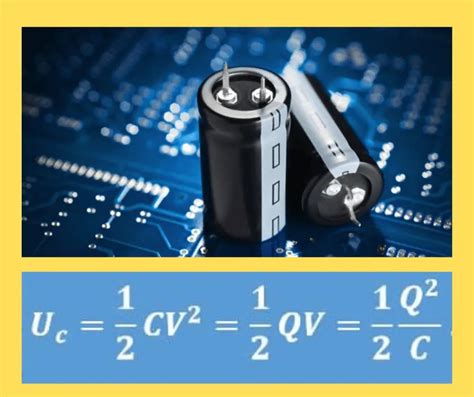 Capacitor Stored Energy Equation Archives Electrical Volt