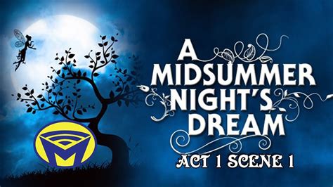 A Midsummer Nights Dream Act 1 Scene 1 Presented By Man On The Internet Youtube