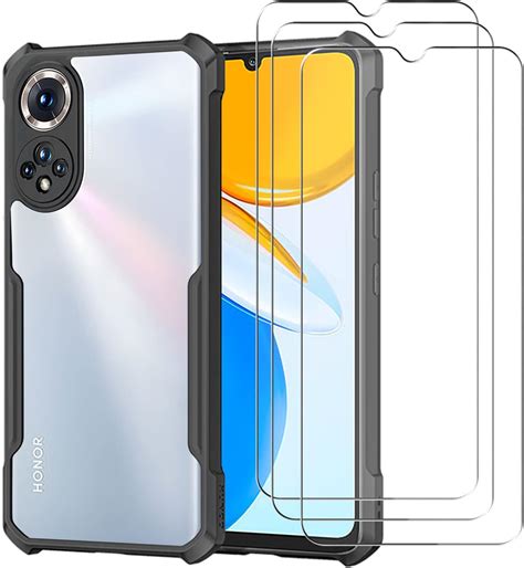 Nucnok Coque Pour Honor X Anti Rayures Pi Ces Verre Tremp