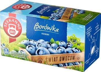 TEEKANNE HERBATA OWOCOWA BORÓWKA BLUEBERRY 20 T 12171610132 Allegro pl