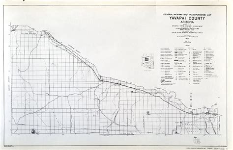 Yavapai County Historic Road Maps Arizona Memory Project