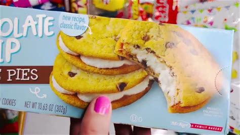 Unboxing New Little Debbie Chocolate Chip Cream Pies Cookies Youtube