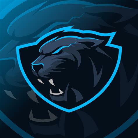 Premium Vector Panther Mascot Esport Logo