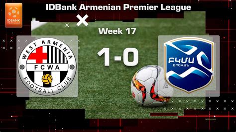 West Armenia Bkma Idbank Armenian Premier League Week