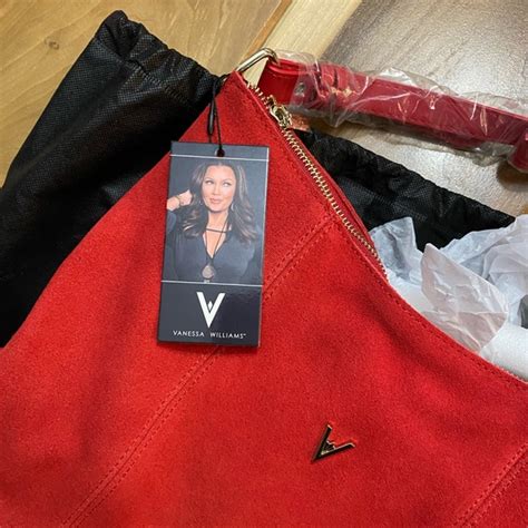 Vanessa Williams Bags Vanessa Williams Genuine Suede Hobo Bag