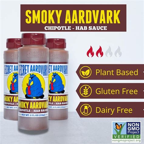 Secret Aardvark Hot Sauce Variety Pack Smokey Chipotle Reaper Red Scorpion Serrabanero