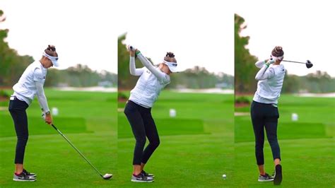 Nelly Korda Golf Swing Slow Motion Youtube