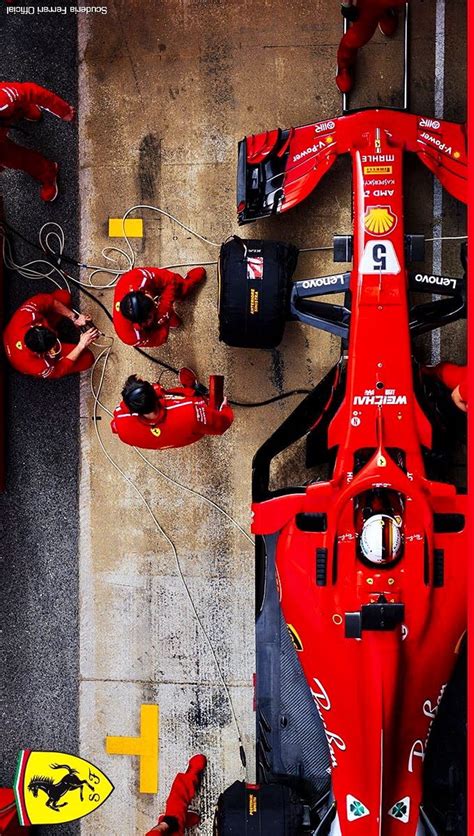 Sebastian Vettel Scuderia Ferrari Ferrari Pit Stop F Pitstop Hd